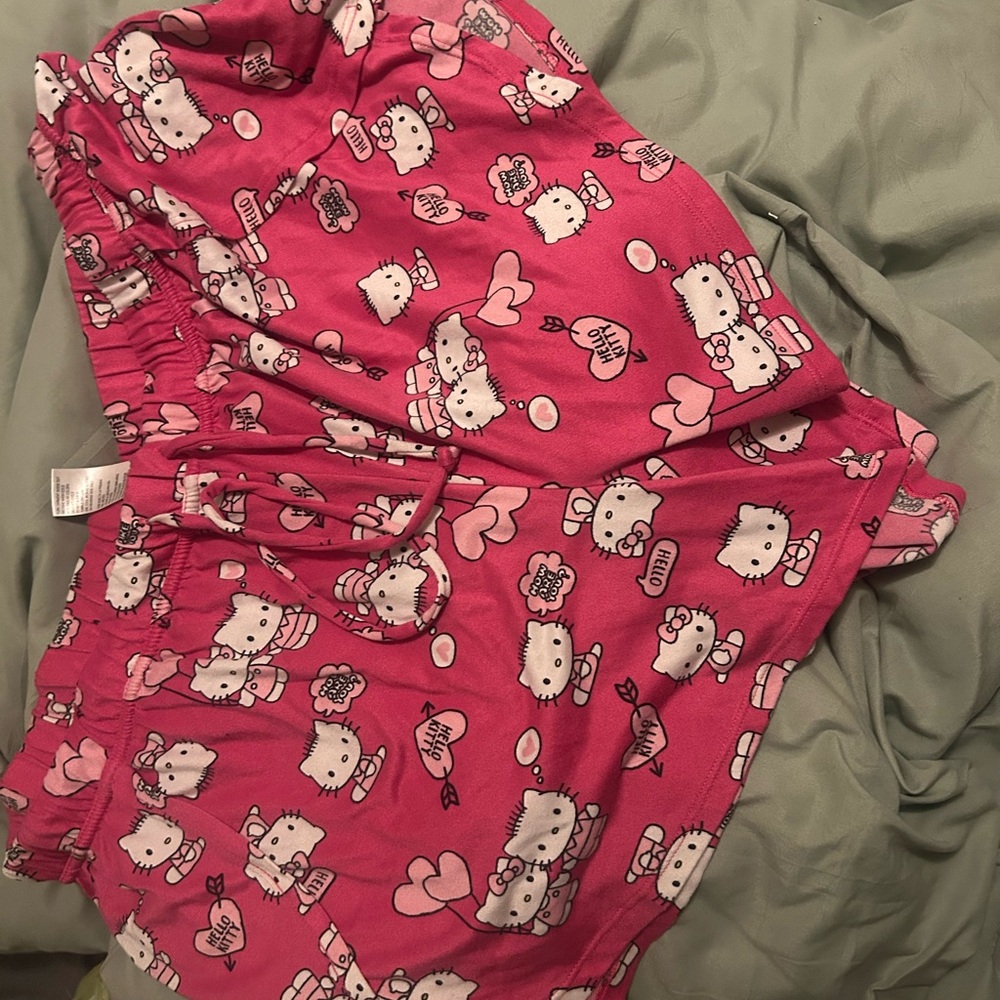 Hello Kitty Pink Pajama Shorts women’s size 2XL